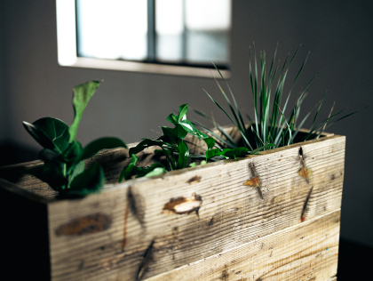 古材を活かした唯一無二のデザイン